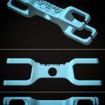 With the seatstay bridge removed for clearance and comfort, a £D printed brace will allow for mudguards to be fitted